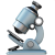 A microscope emoji.